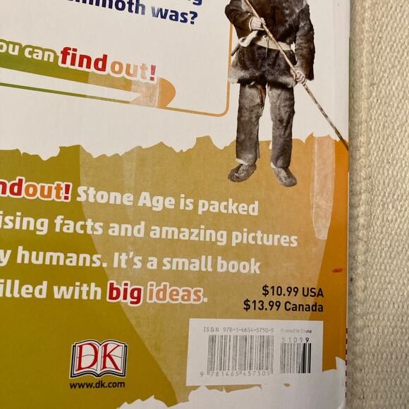 DK findout Stone Age by: DK ISBN: 9781465457509 book paperback DK findout! - Picture 3 of 7